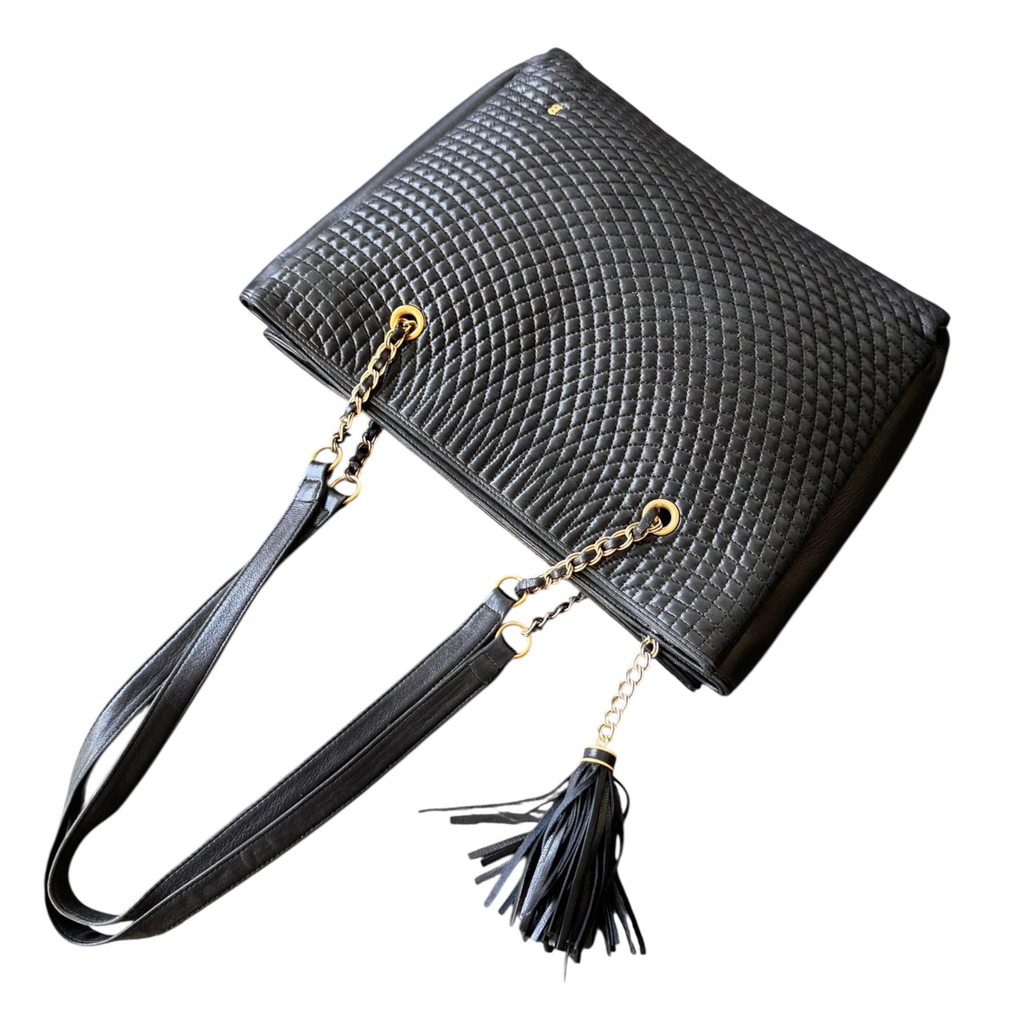 BALLY Vintage Handtasche Schwarz, aus Leder