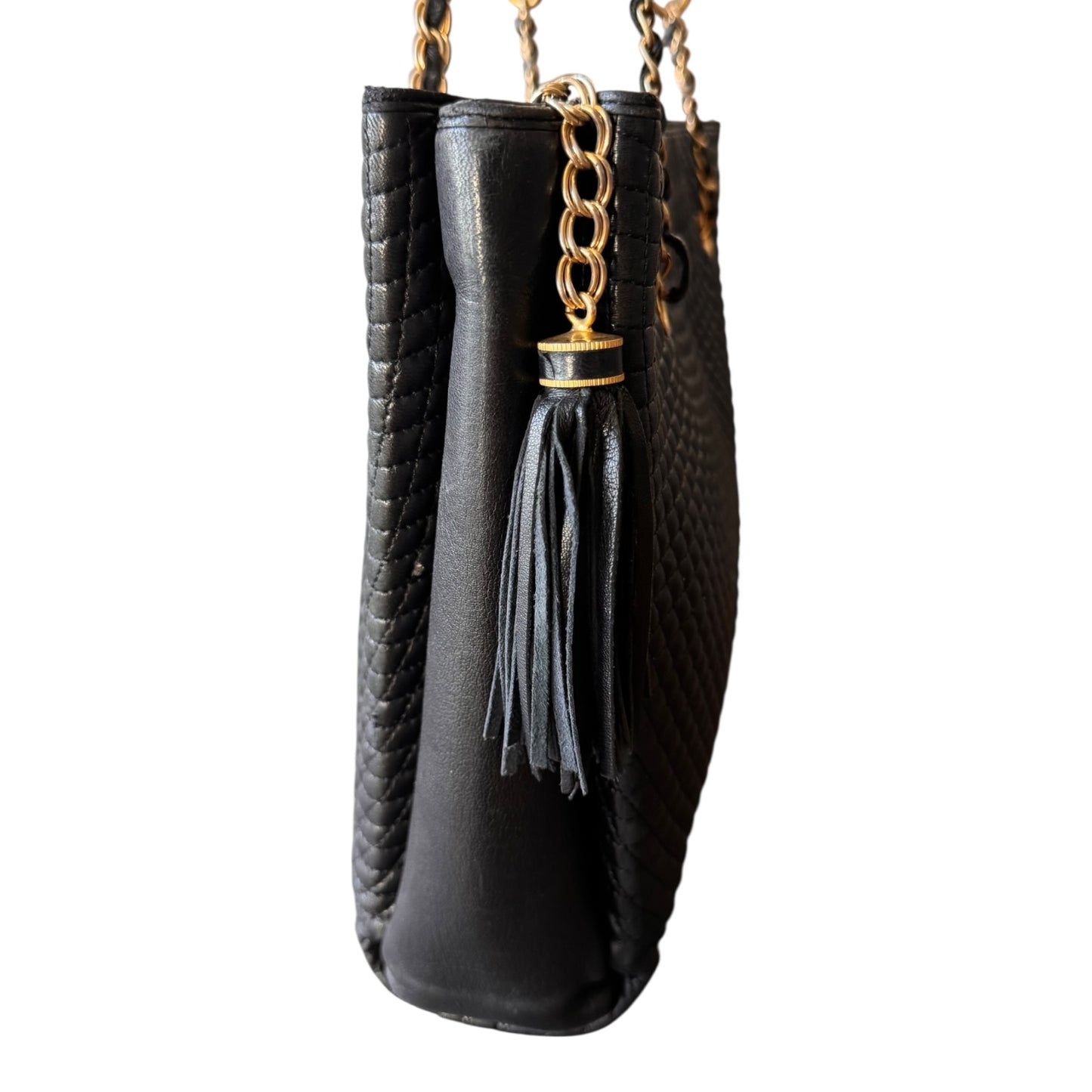 BALLY Vintage Handtasche Schwarz, aus Leder