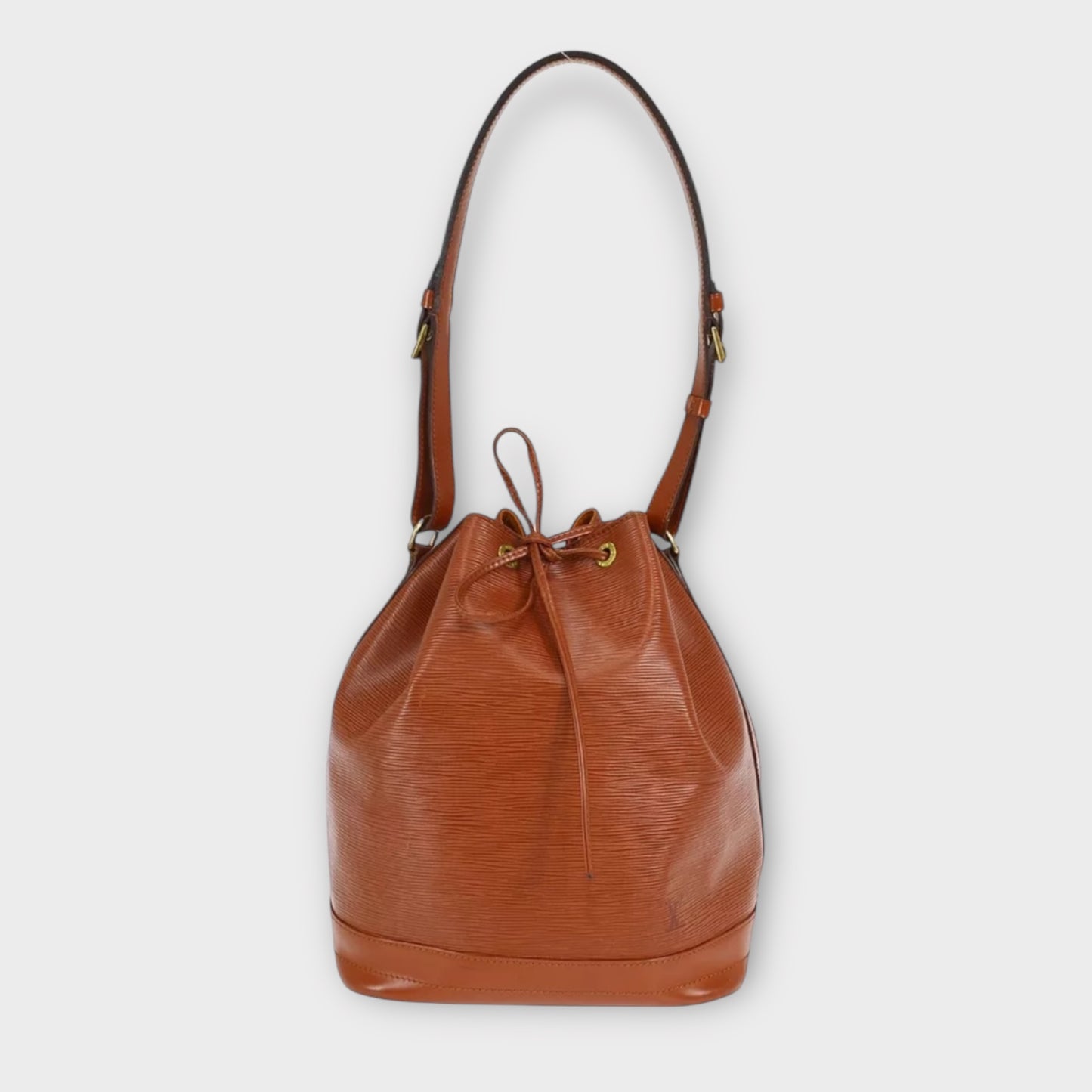 LOUIS VUITTON Schultertasche Grand Noé braun Epileder Beuteltasche