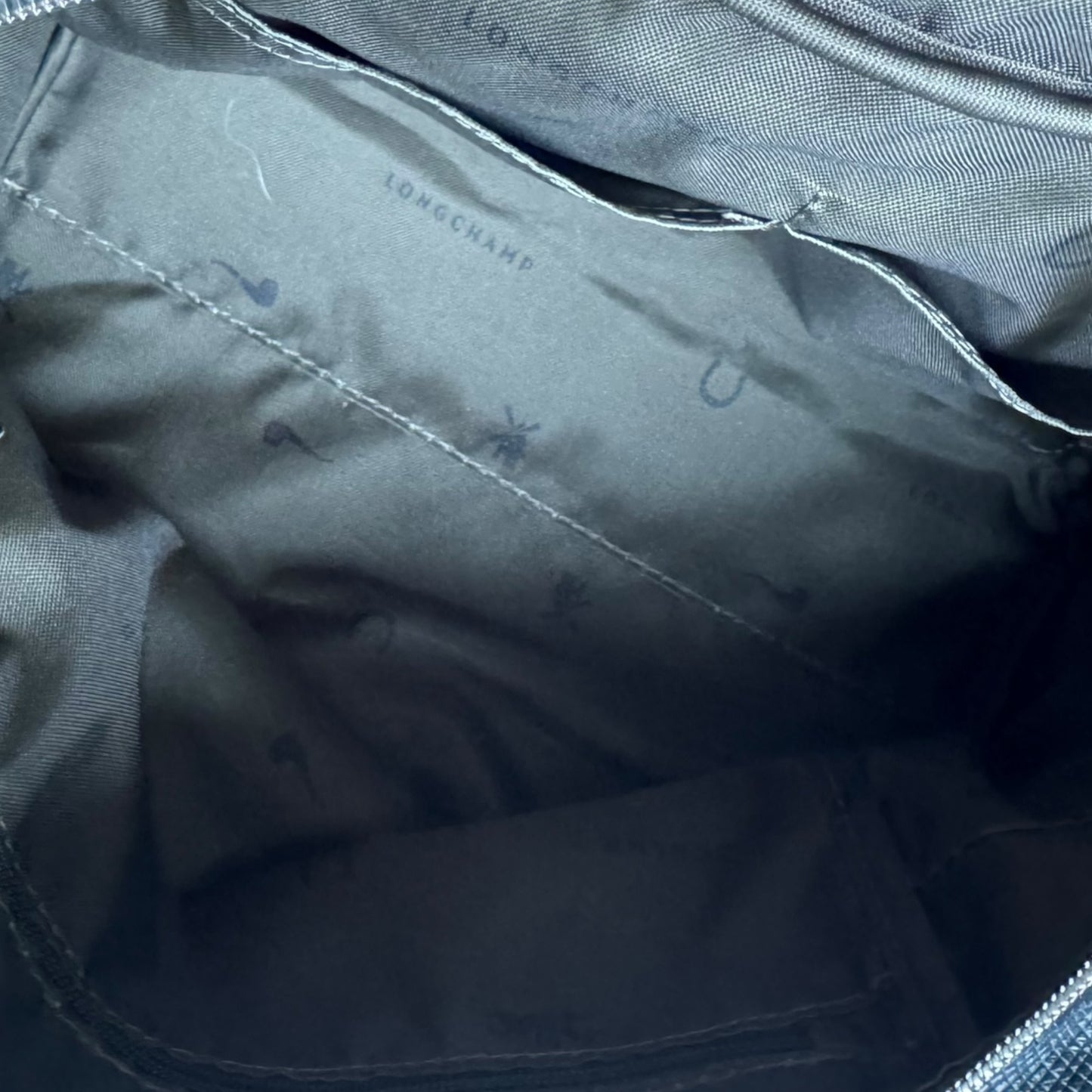 LONGCHAMP schwarze Handtasche Leder Crossbodybag