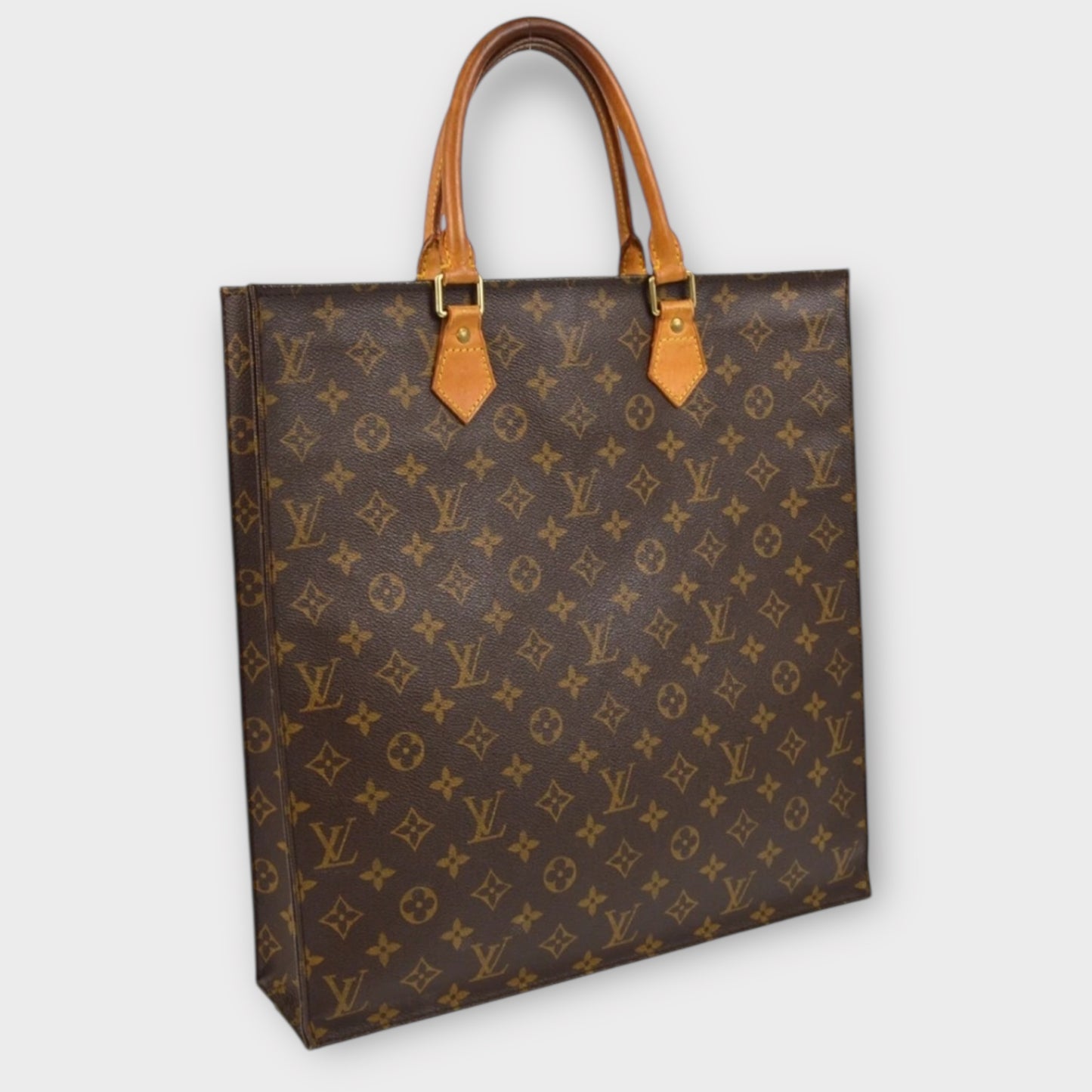 LOUIS VUITTON Shopper Monogramm "Sac plat" Vintage