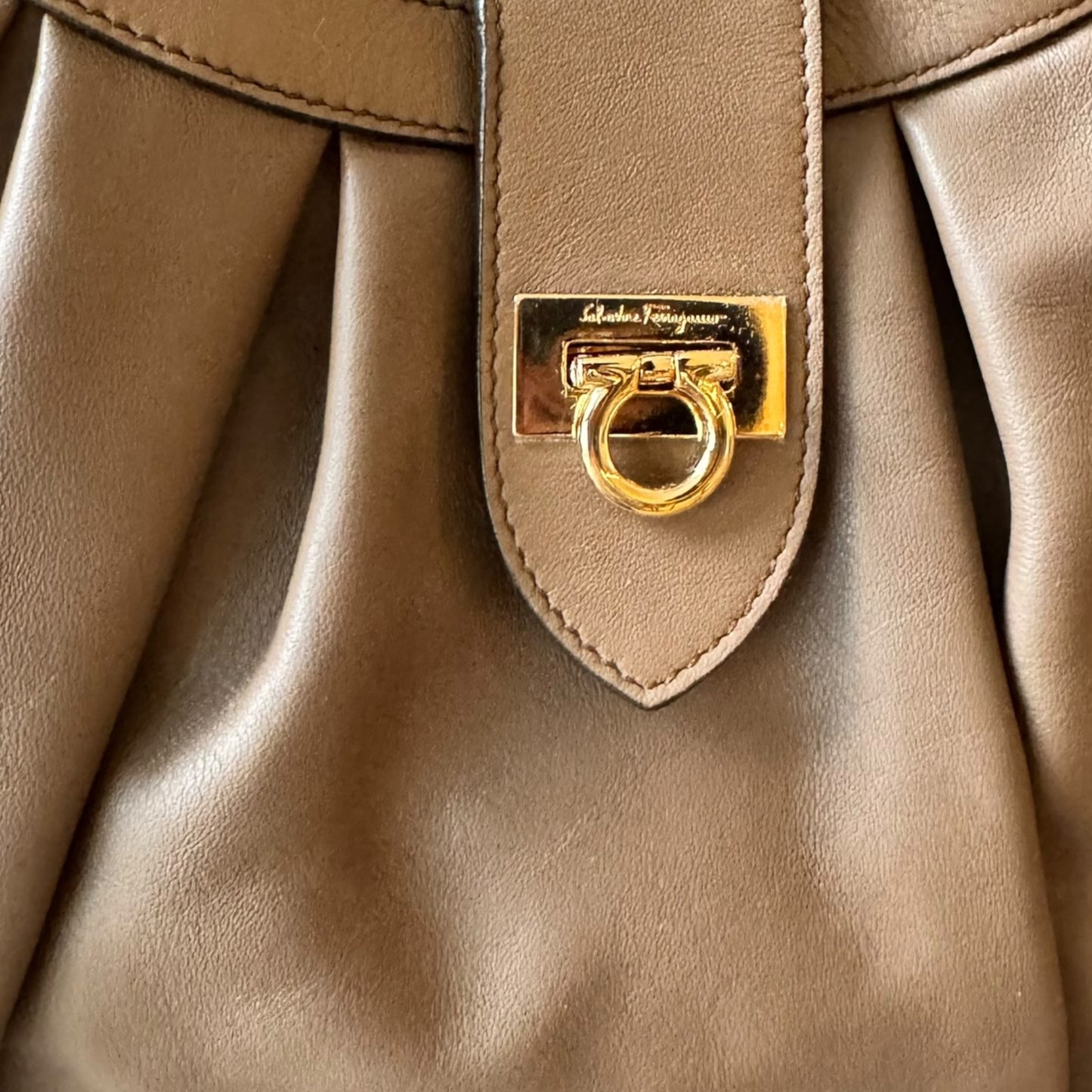 Sac SALVATORE FERRAGAMO Cuir brun