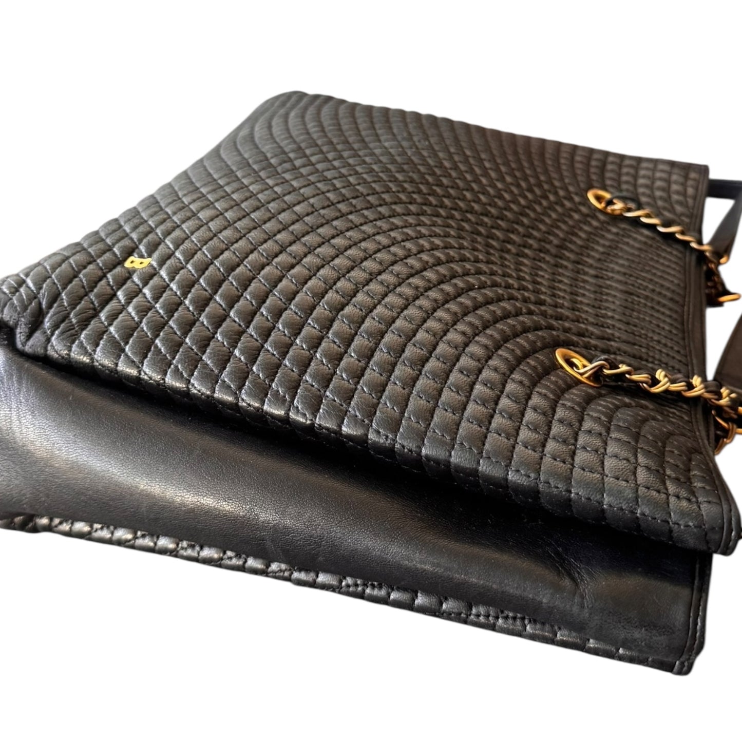 BALLY Vintage Handtasche Schwarz, aus Leder