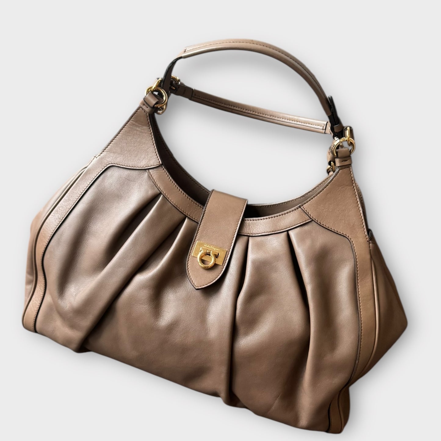Sac SALVATORE FERRAGAMO Cuir brun