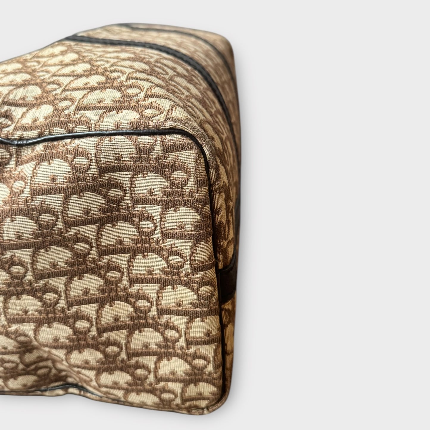 CHRISTIAN DIOR Vintage Reisetasche Weekender Braun Boston bag