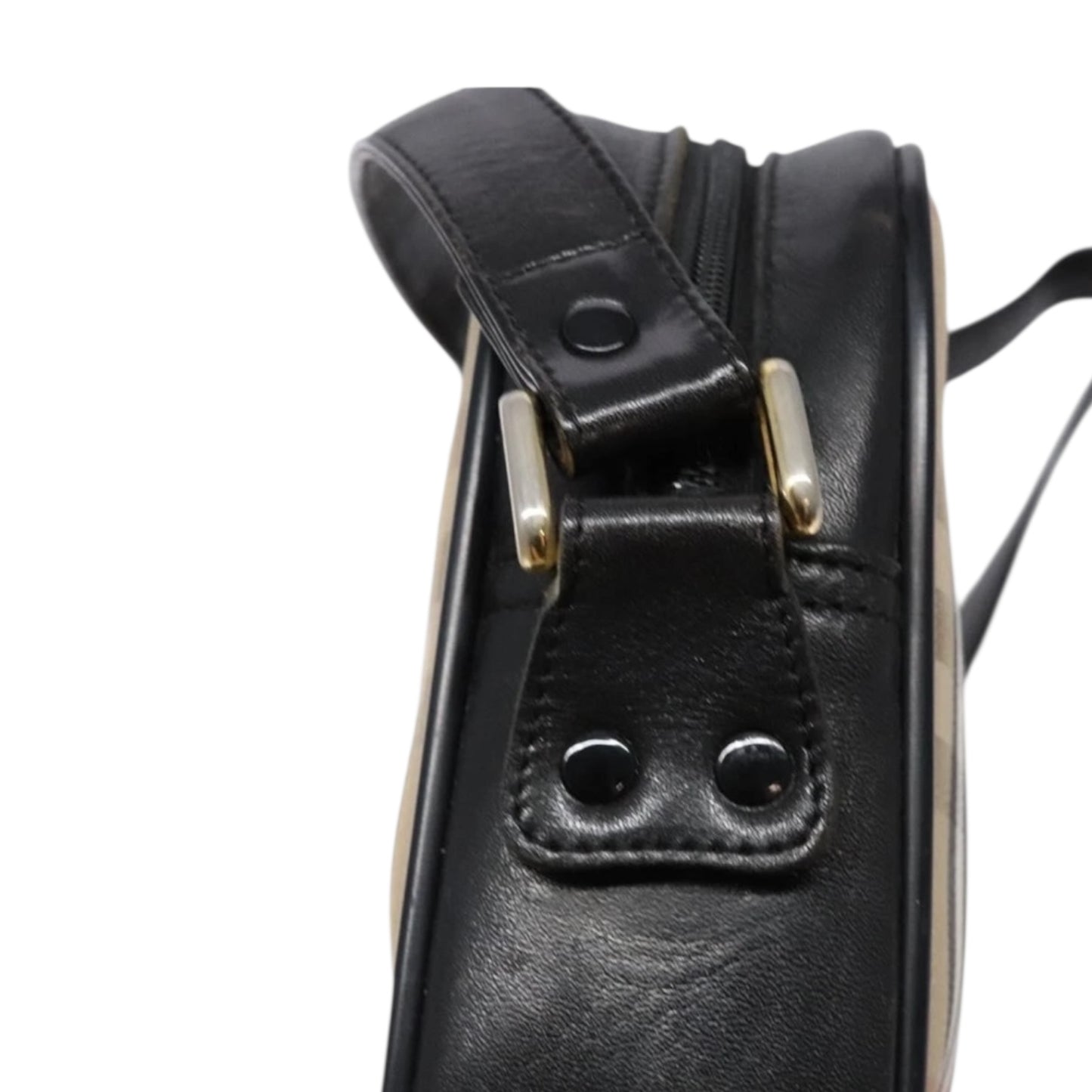 BURBERRY Vintage Schultertasche Braun beige Check