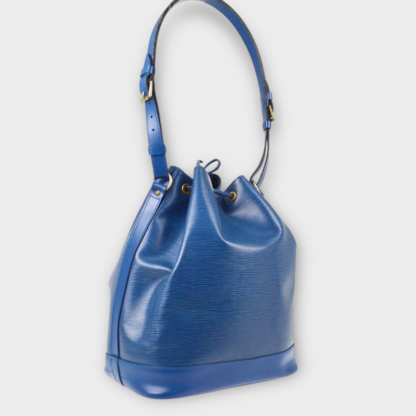 LOUIS VUITTON Grand Noé Epi Blau Handtasche Schultertasche