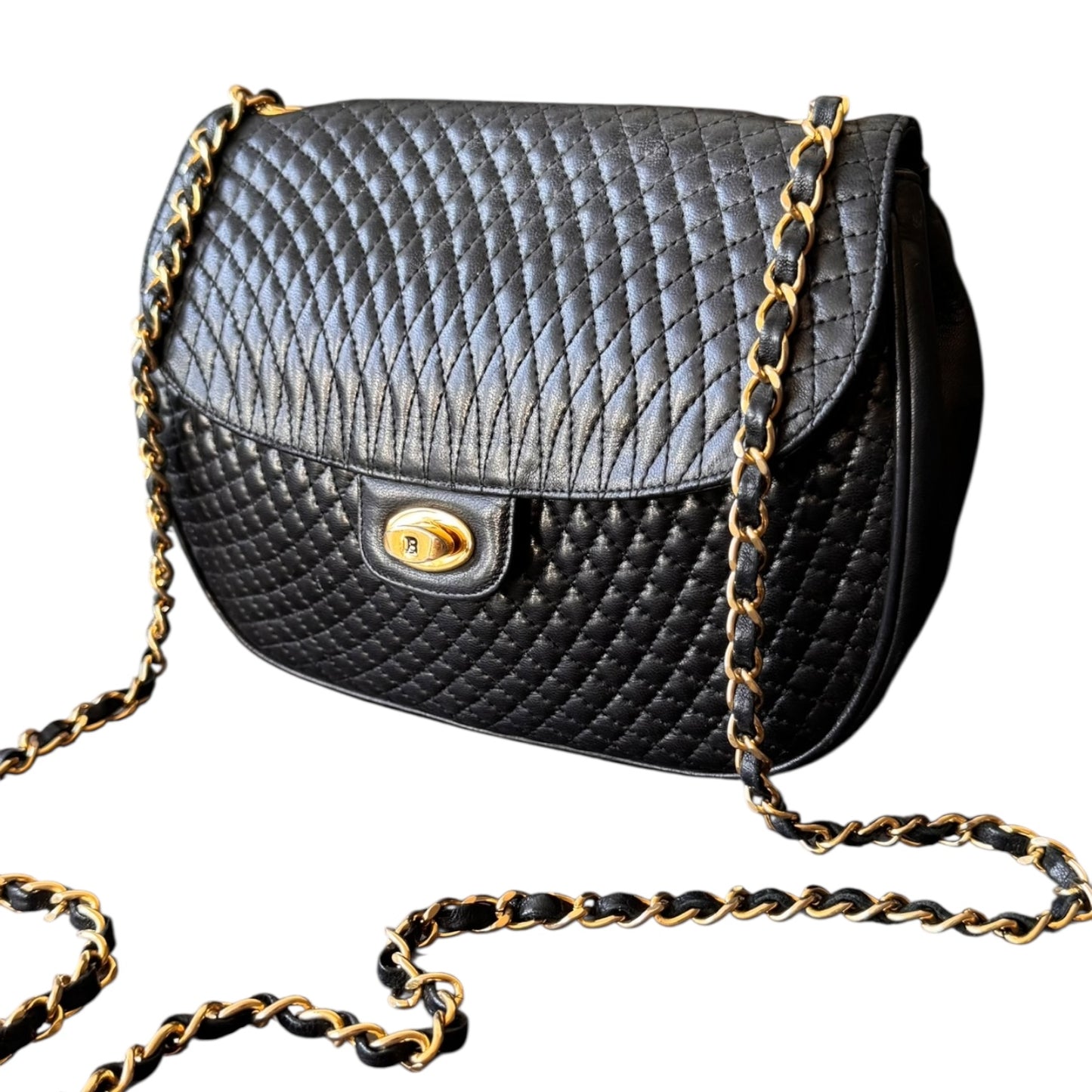 BALLY Vintage Crossbodytasche Schwarz