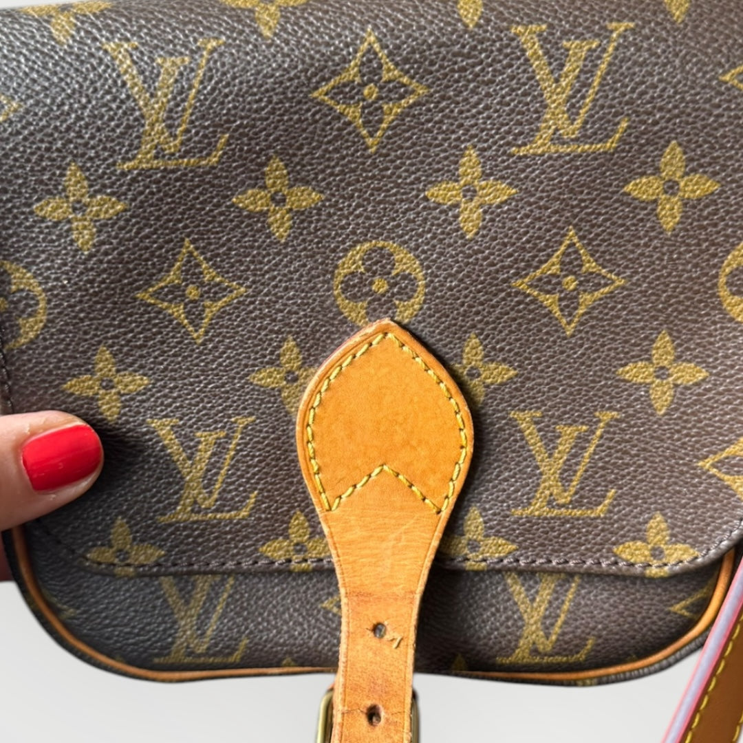 LOUIS VUITTON Cartouchière PM crossbody bag (small model) with leather strap