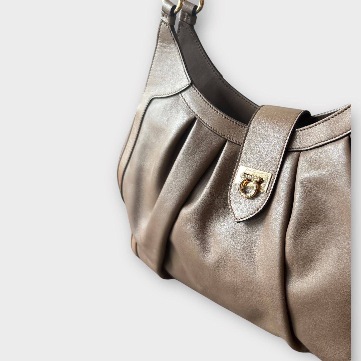 Sac SALVATORE FERRAGAMO Cuir brun