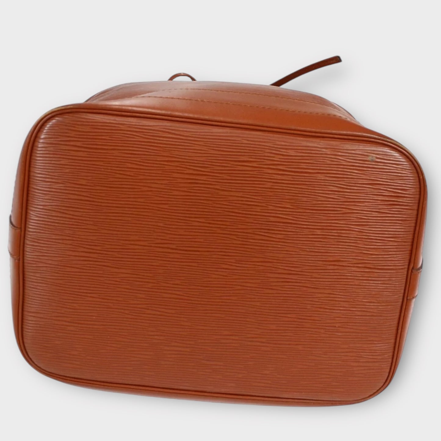 LOUIS VUITTON Grand Noé Epileder Braun Goldhardware
