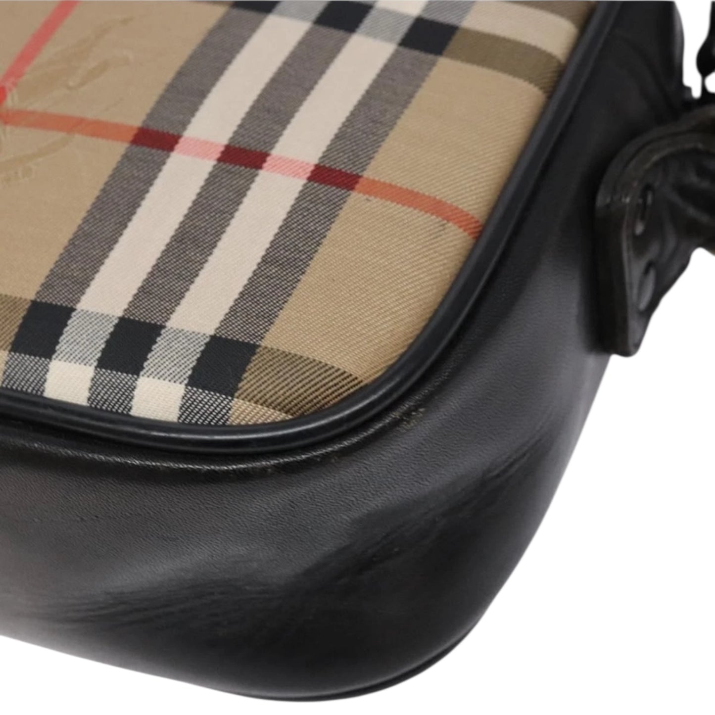 BURBERRY Vintage Schultertasche Braun beige Check