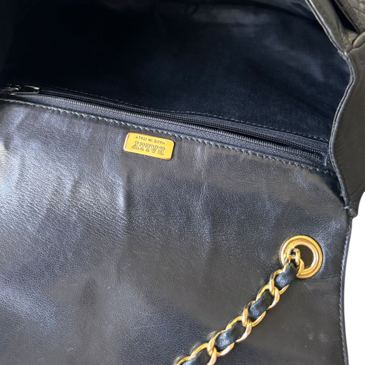 BALLY Vintage Crossbodytasche Schwarz