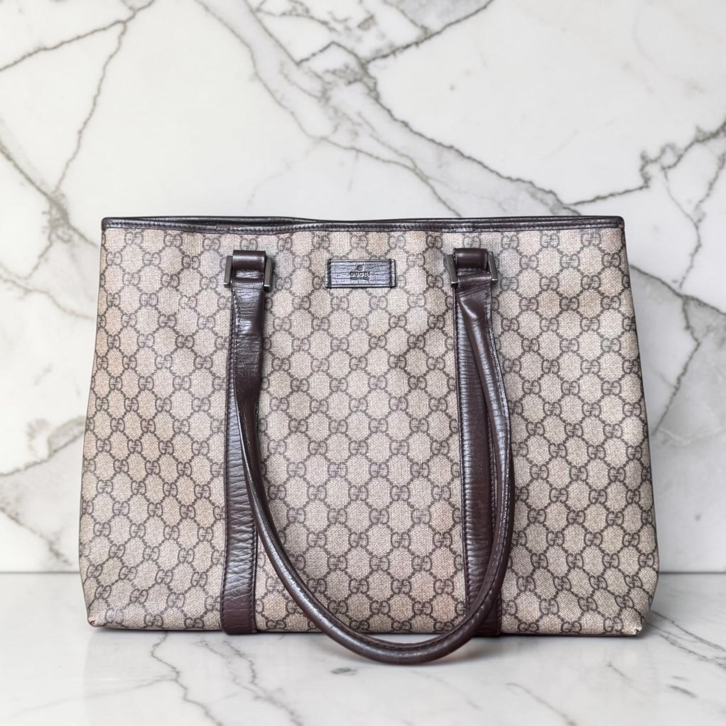 GUCCI Shopper GG brown beige