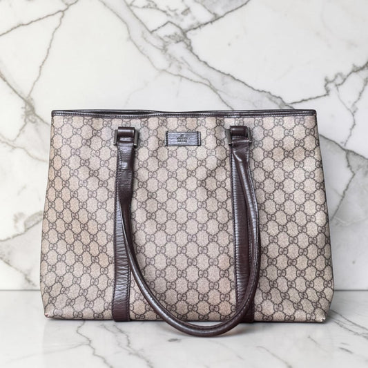 GUCCI Shopper GG braun beige