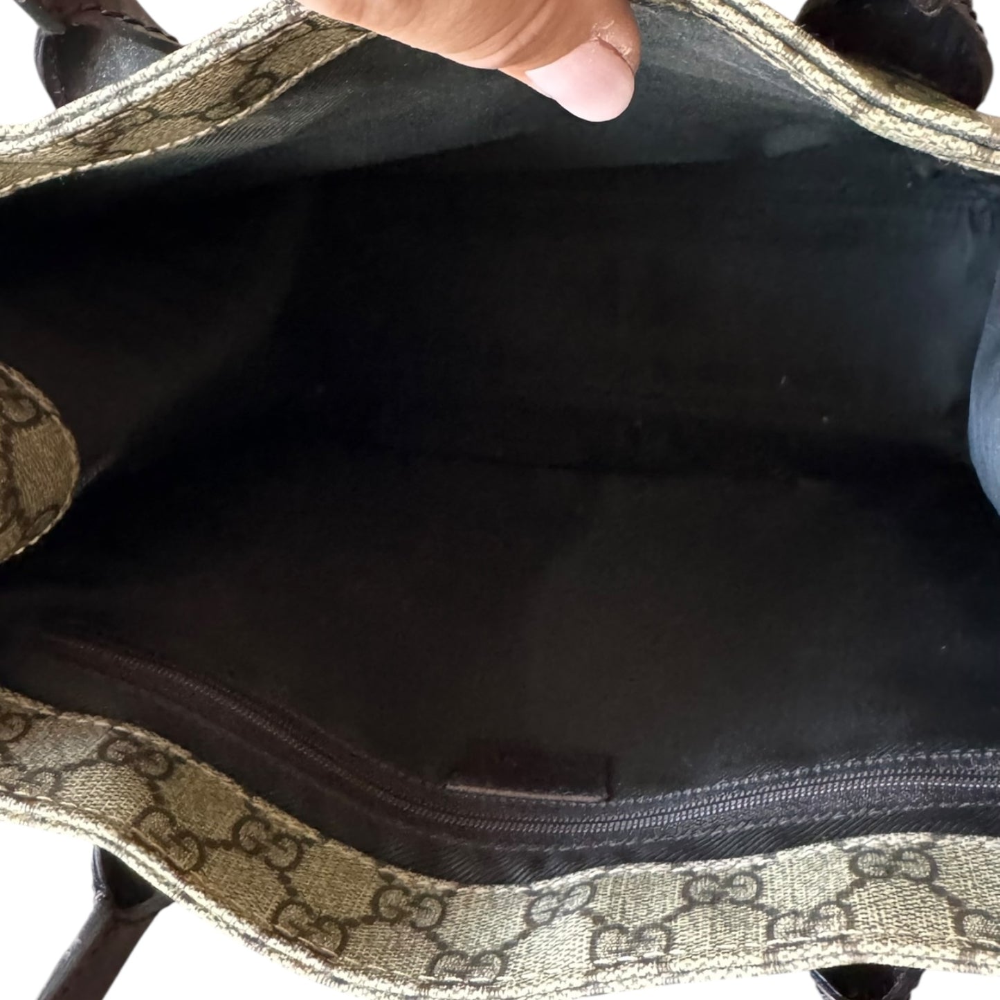 GUCCI Shopper Guccissima Beige/Brown