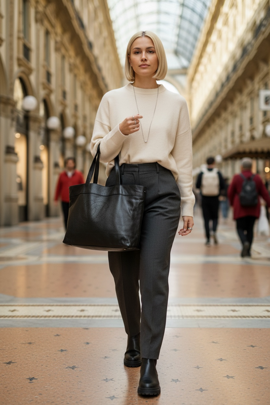 CHANEL Shopper Caviar Leder Schwarz