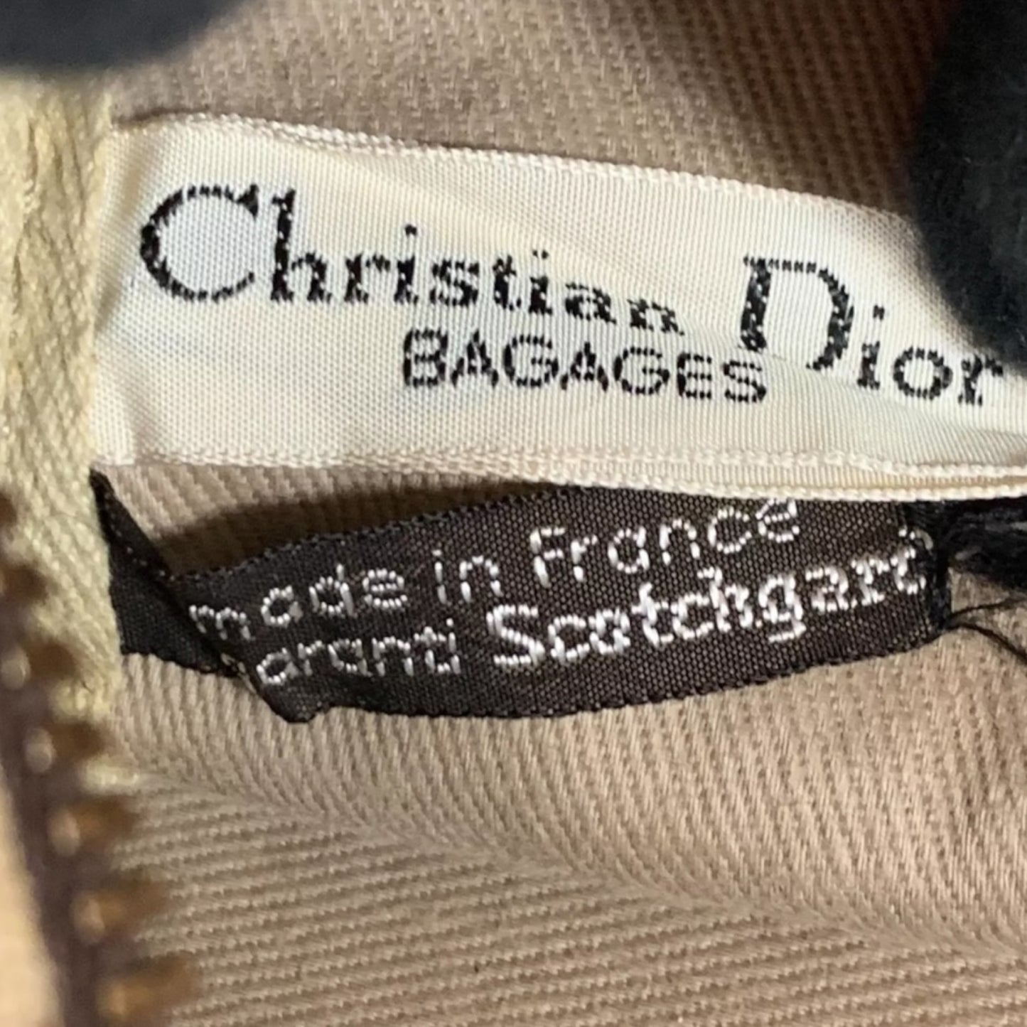 CHRISTIAN DIOR Sac de voyage Vintage brun