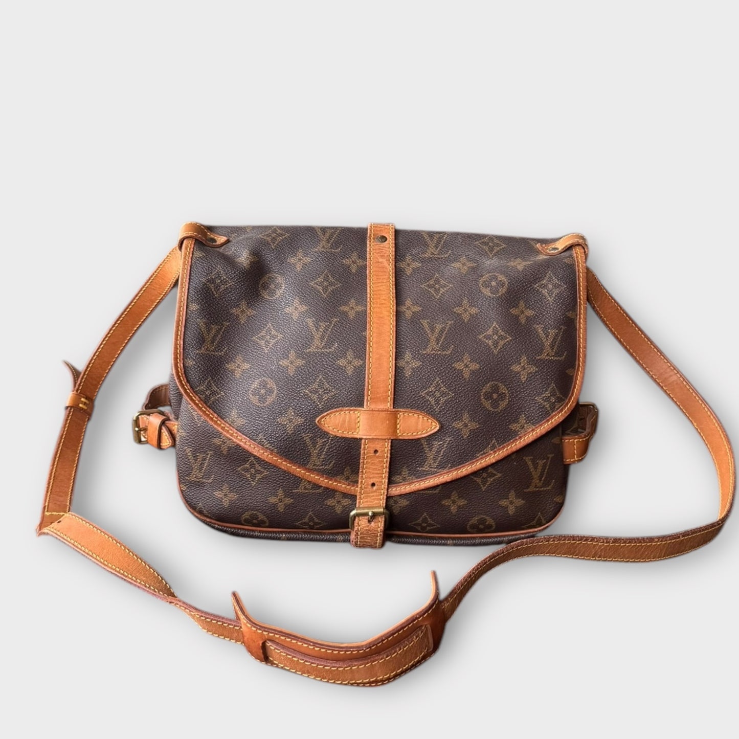 Sac à main Louis Vuitton Saumur 30 Monogram Sac à bandoulière Sac à bandoulière