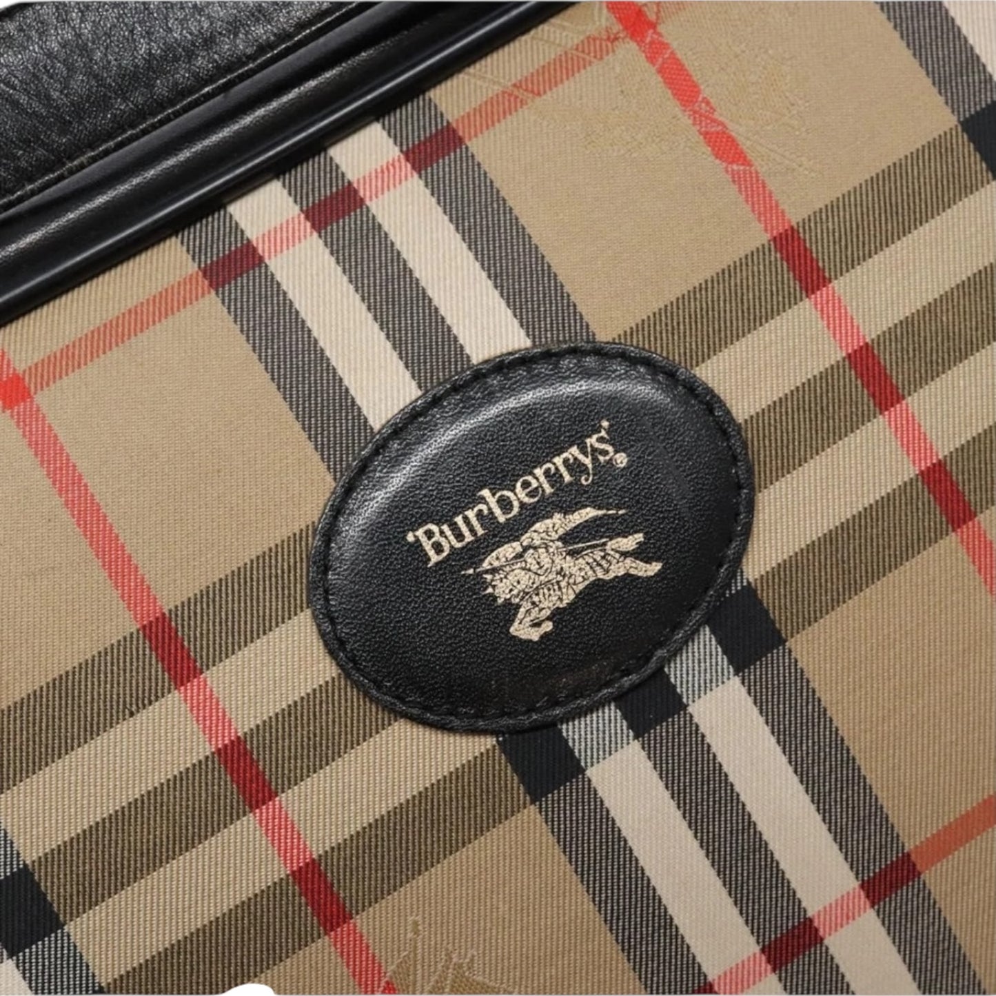 BURBERRY Vintage Schultertasche Braun beige Check