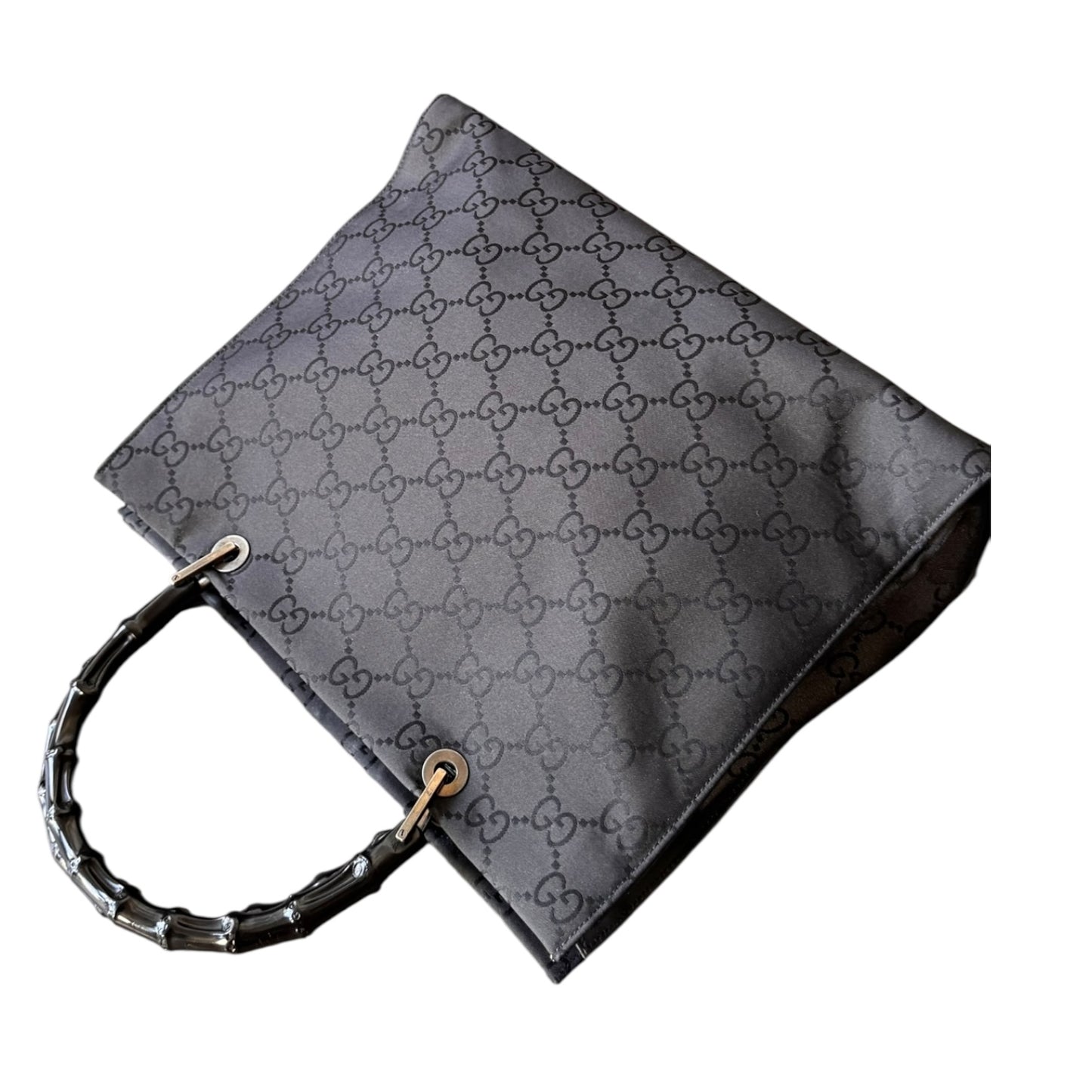 GUCCI Bamboo Schwarz GG Monogramm