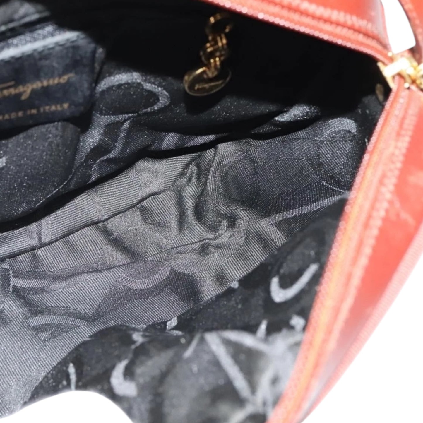 SALVATORE FERRAGAMO Vintage Crossbodytasche Maroon Braun