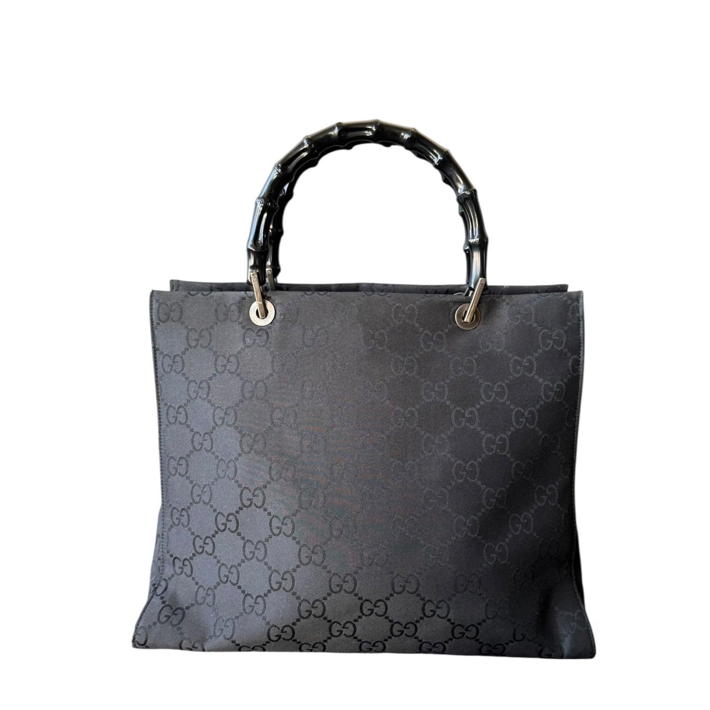 GUCCI Bamboo Schwarz GG Monogramm