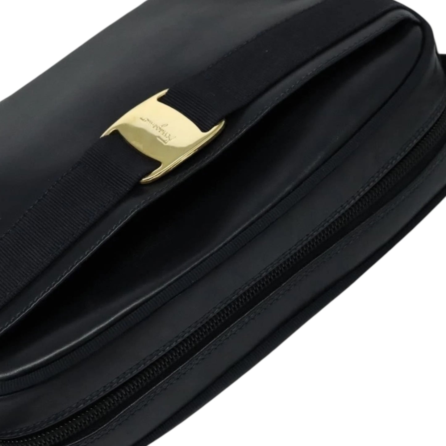 SALVATORE FERRAGAMO Vintage Crossbodytasche Dunkelblau