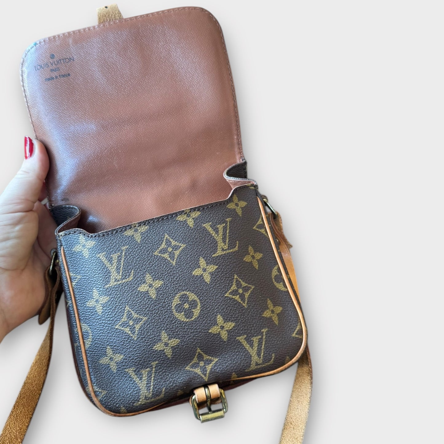 LOUIS VUITTON Crossbodybag Monogramm PM, Modell "Cartouchière PM"