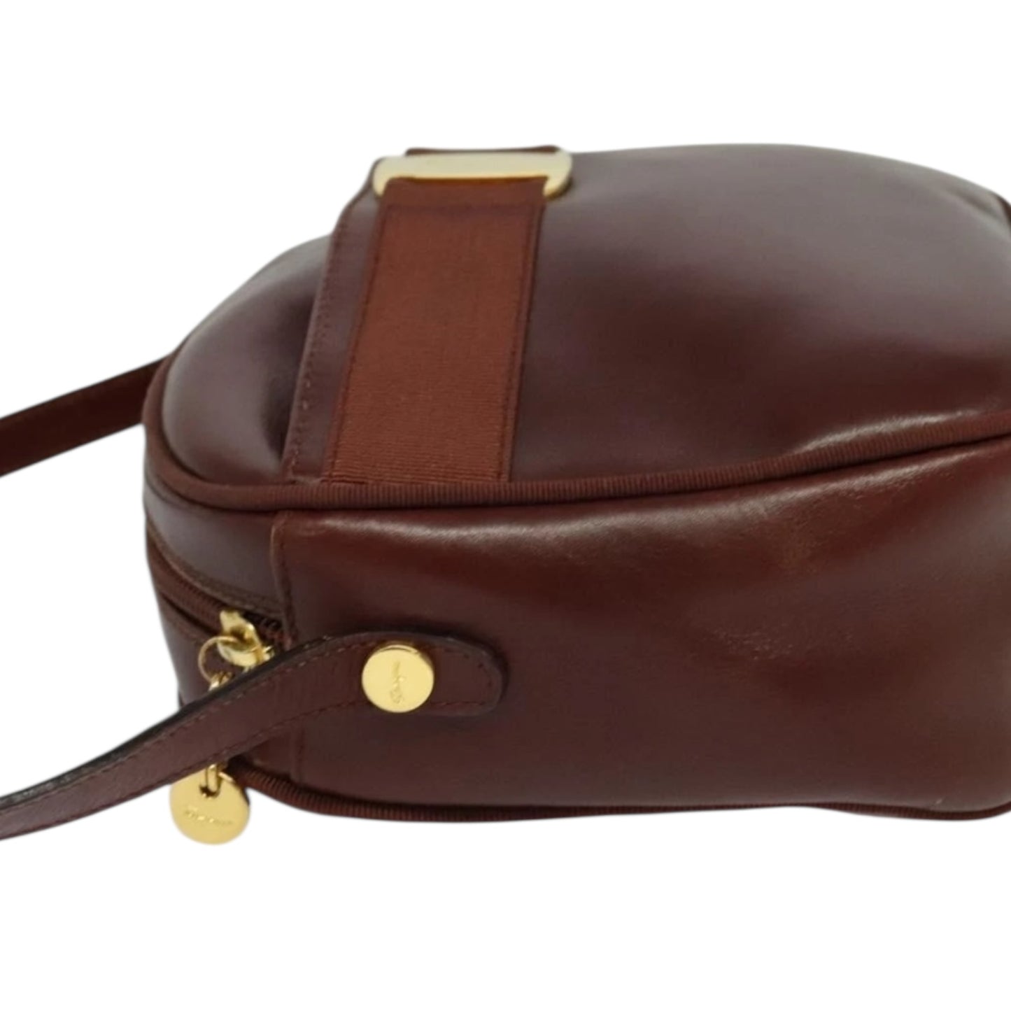 SALVATORE FERRAGAMO Vintage Crossbodytasche Maroon Braun