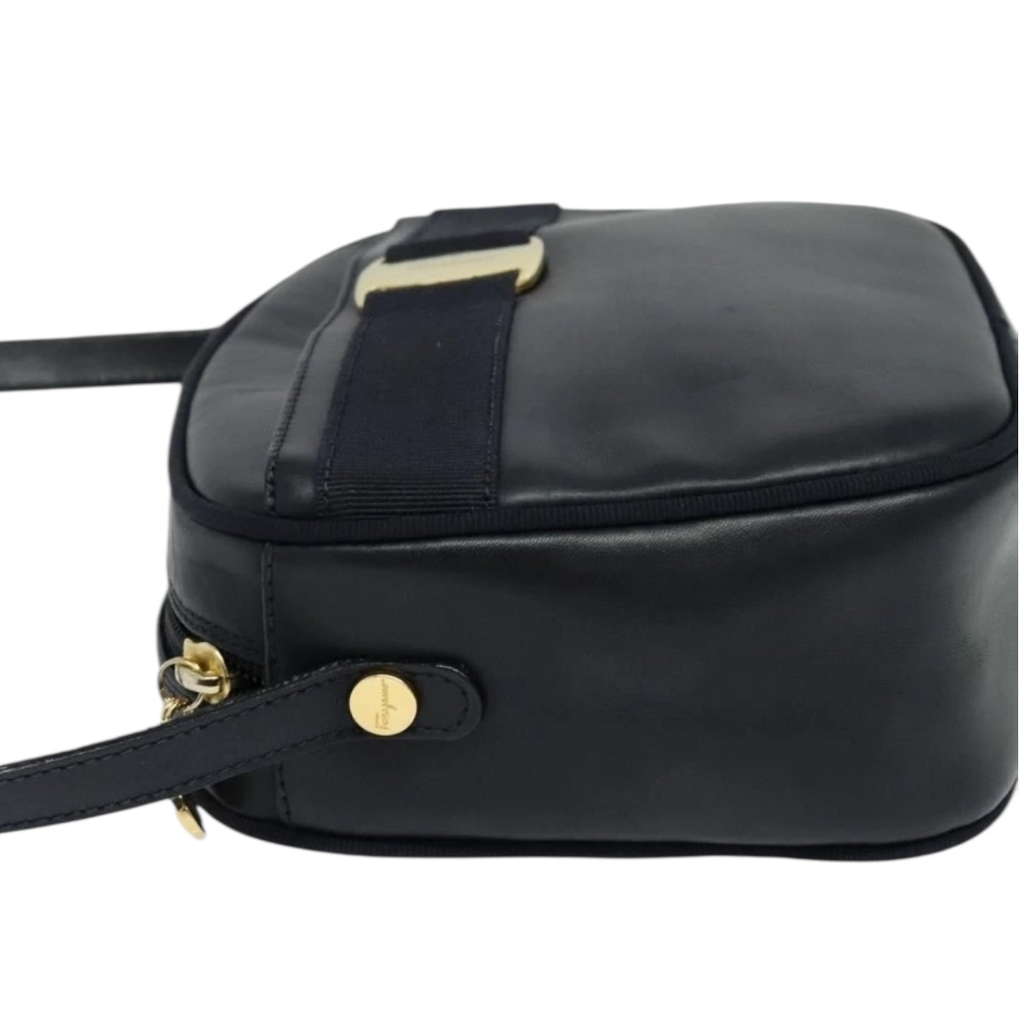 SALVATORE FERRAGAMO Vintage Crossbodytasche Dunkelblau