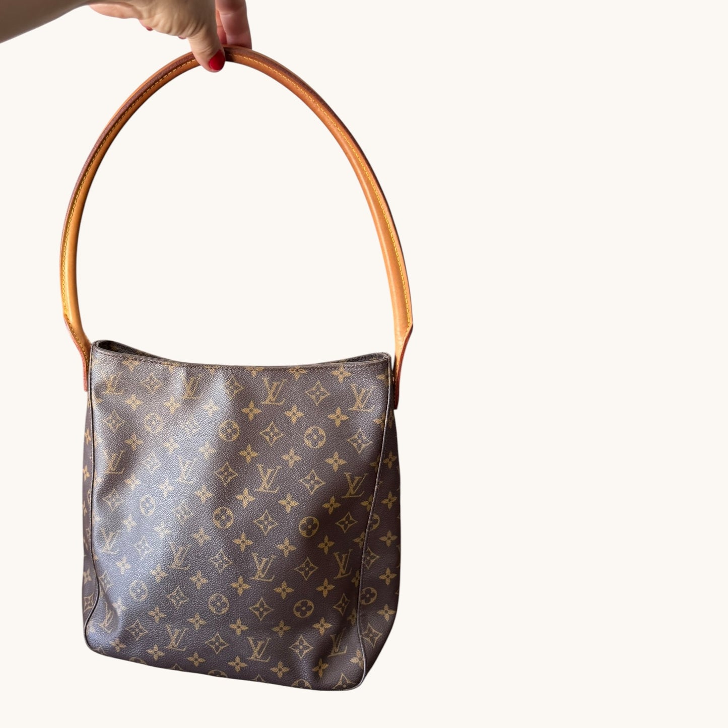 Louis Vuitton Looping Bag GM Monogram Shoulder and Handbag