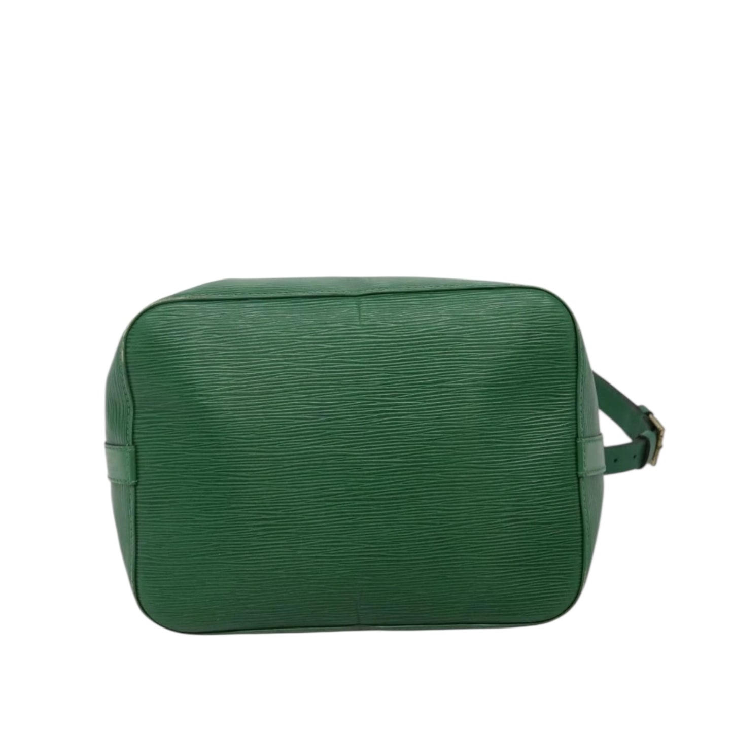 LOUIS VUITTON Petit Noé Epileder Grün Goldhardware