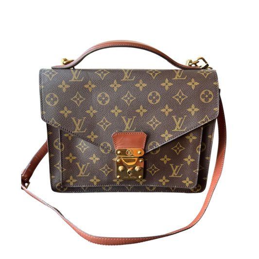Schöne Secondhand Vintage Monogramm Handtasche von Vuitton