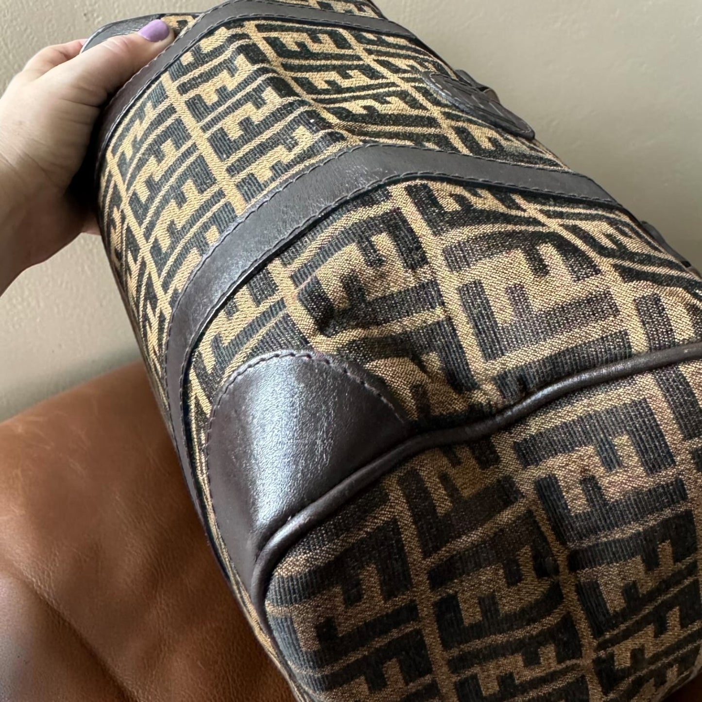 FENDI Boston Bag 35 Travel Bag Weekender