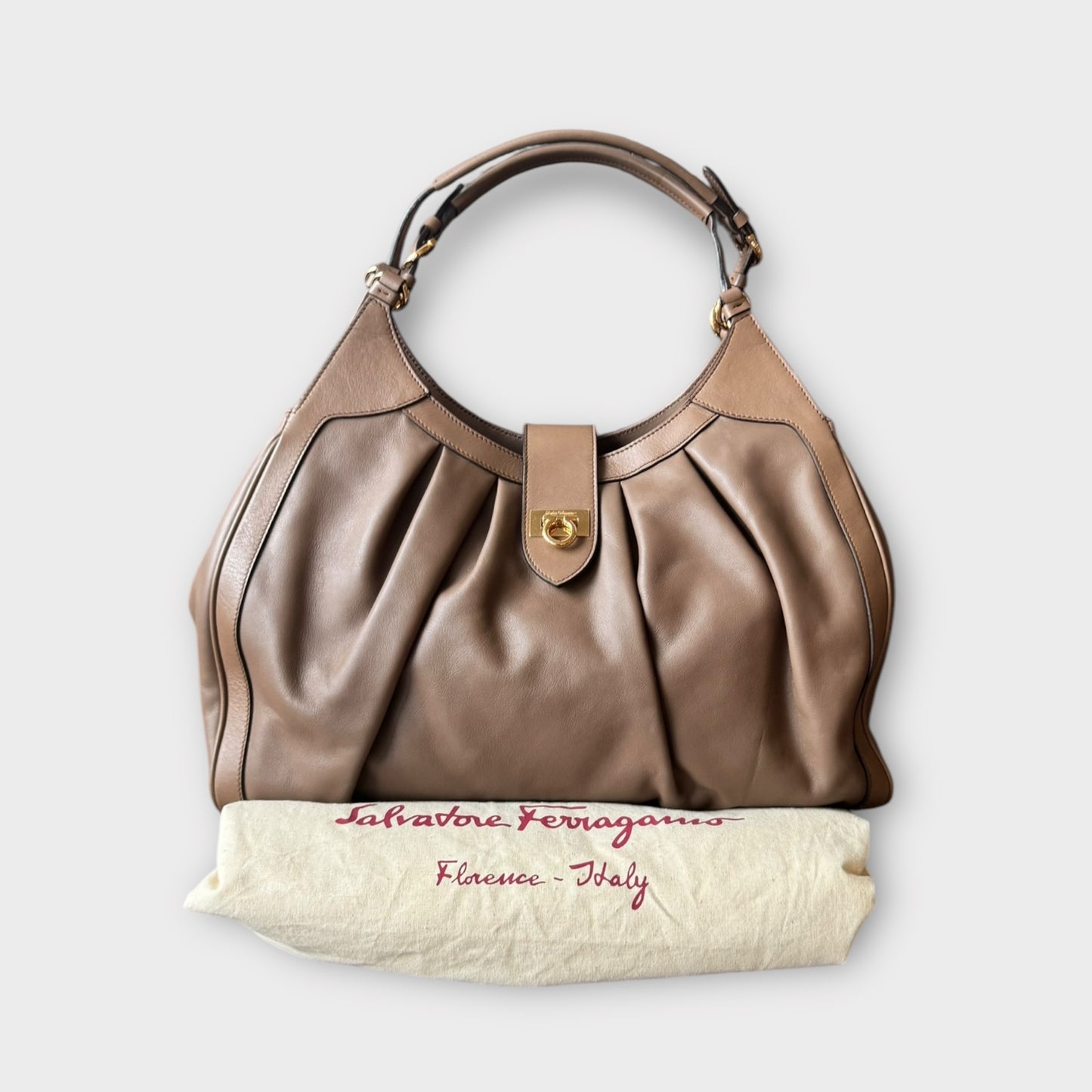 Sac SALVATORE FERRAGAMO Cuir brun 