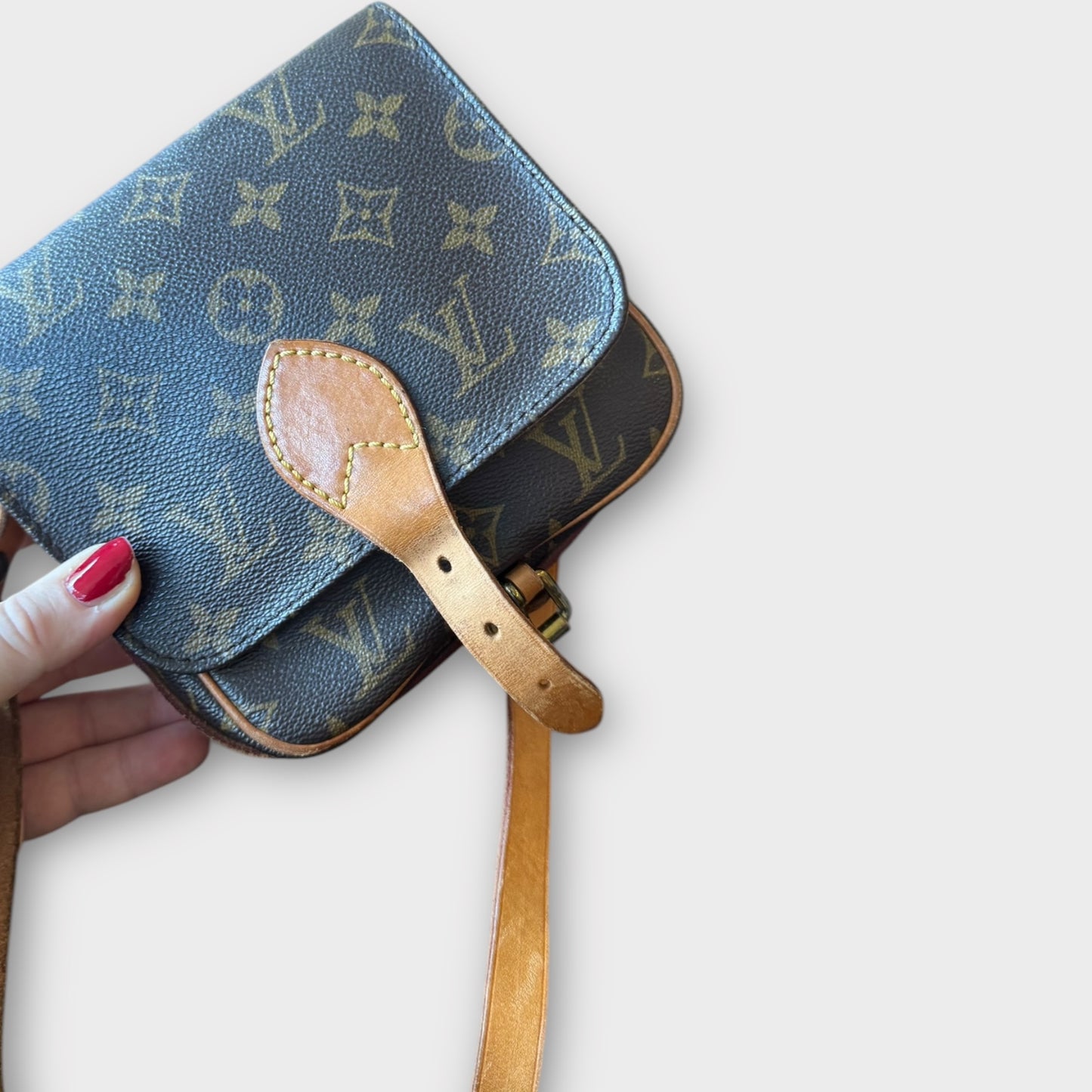 LOUIS VUITTON crossbody bag monogram PM, model "Cartouchière PM"