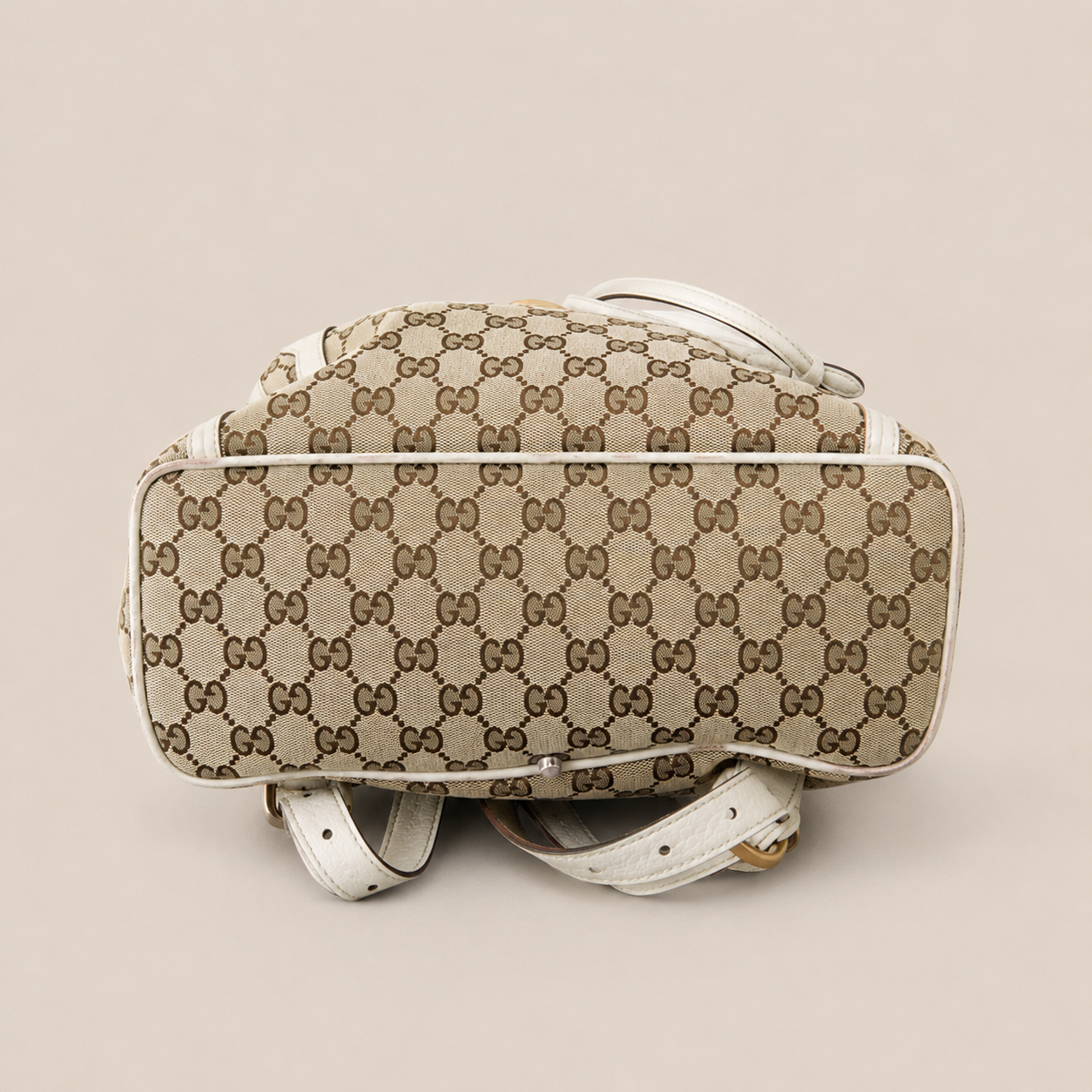 GUCCI GG Backpack Beige Off-white