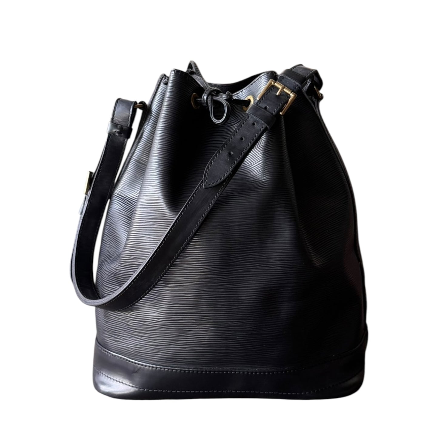 Schwarze Grand Noe Handtasche aus Epileder