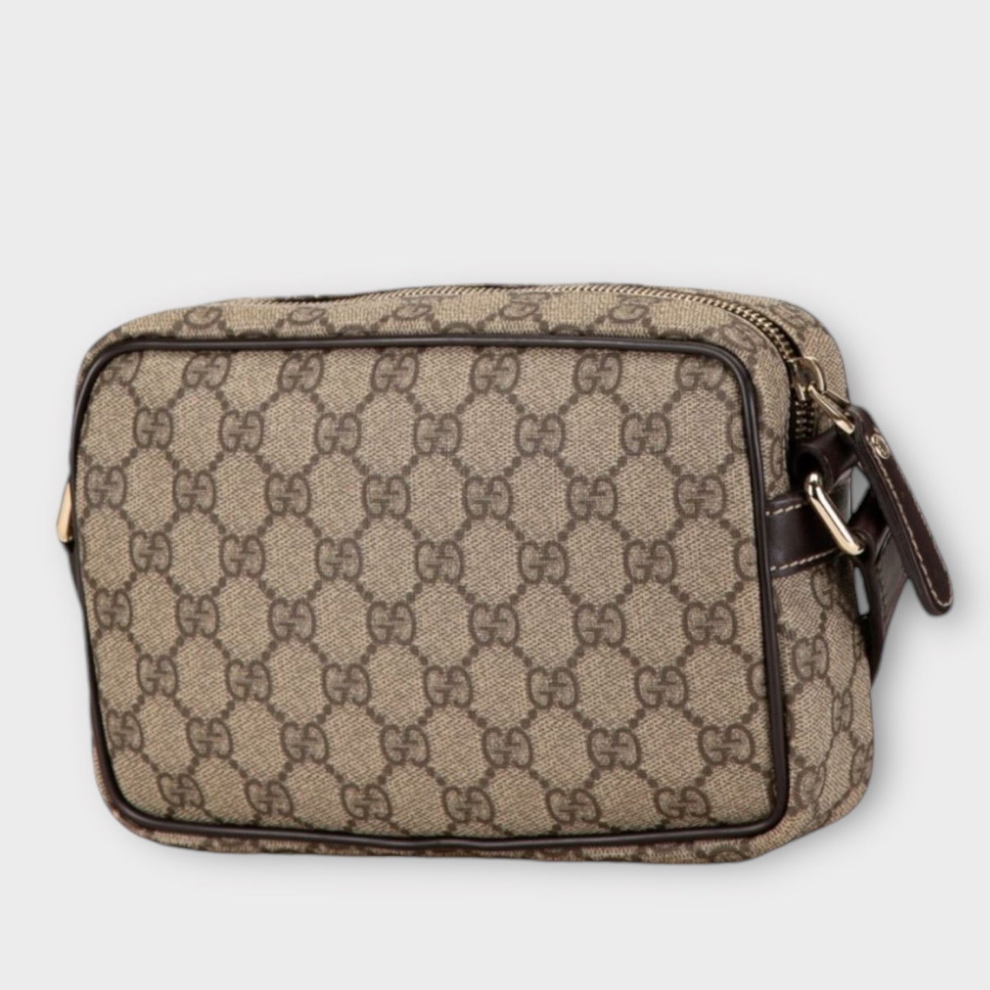 GUCCI crossbody bag Guccissima beige/brown