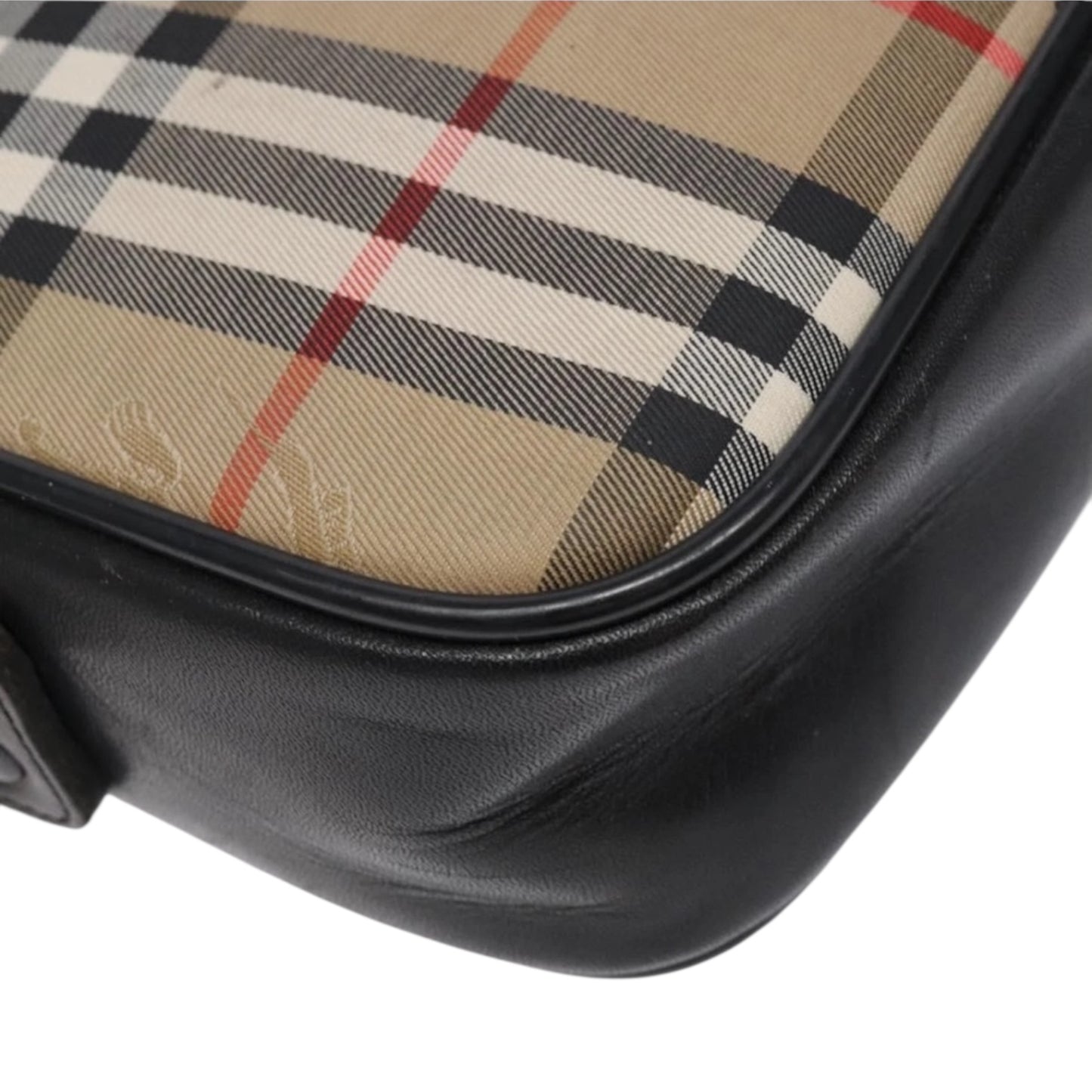 BURBERRY Vintage Schultertasche Braun beige Check