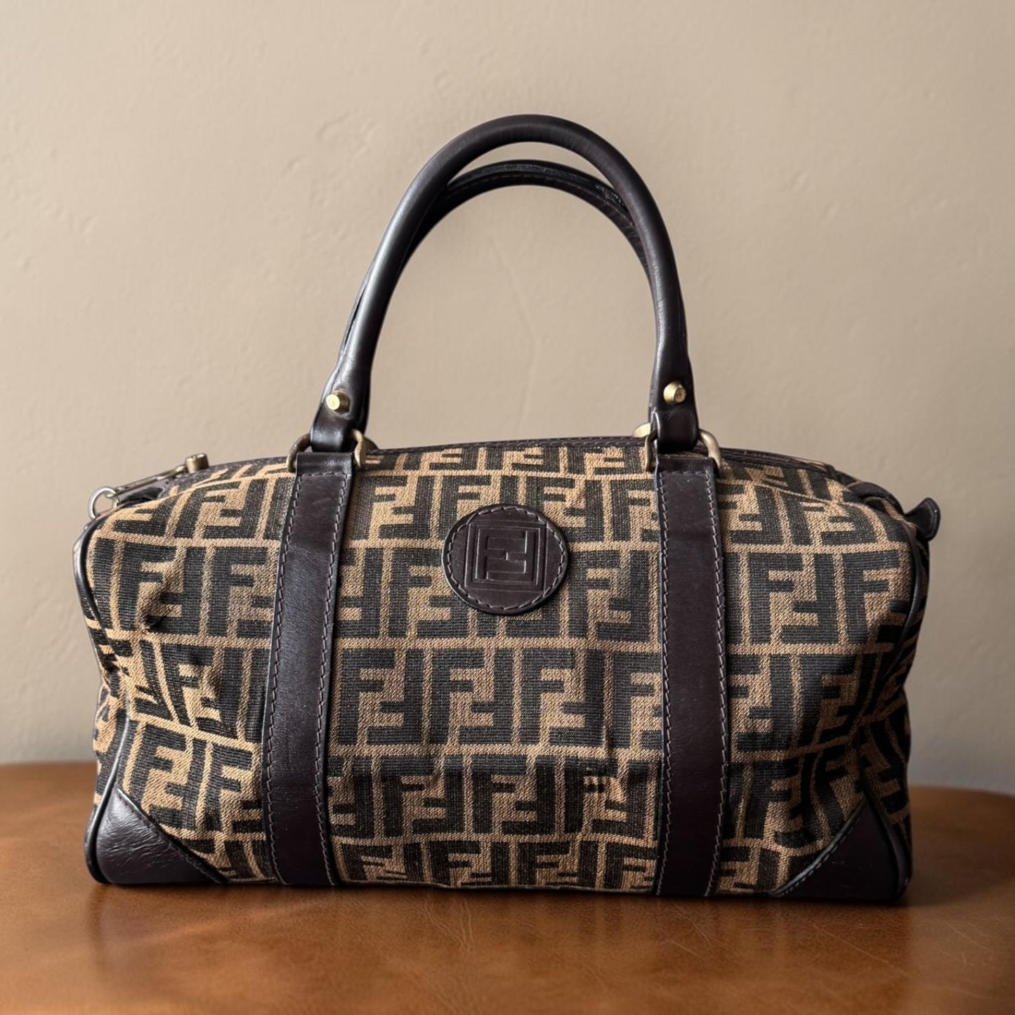 FENDI Boston Bag 35 Travel Bag Weekender