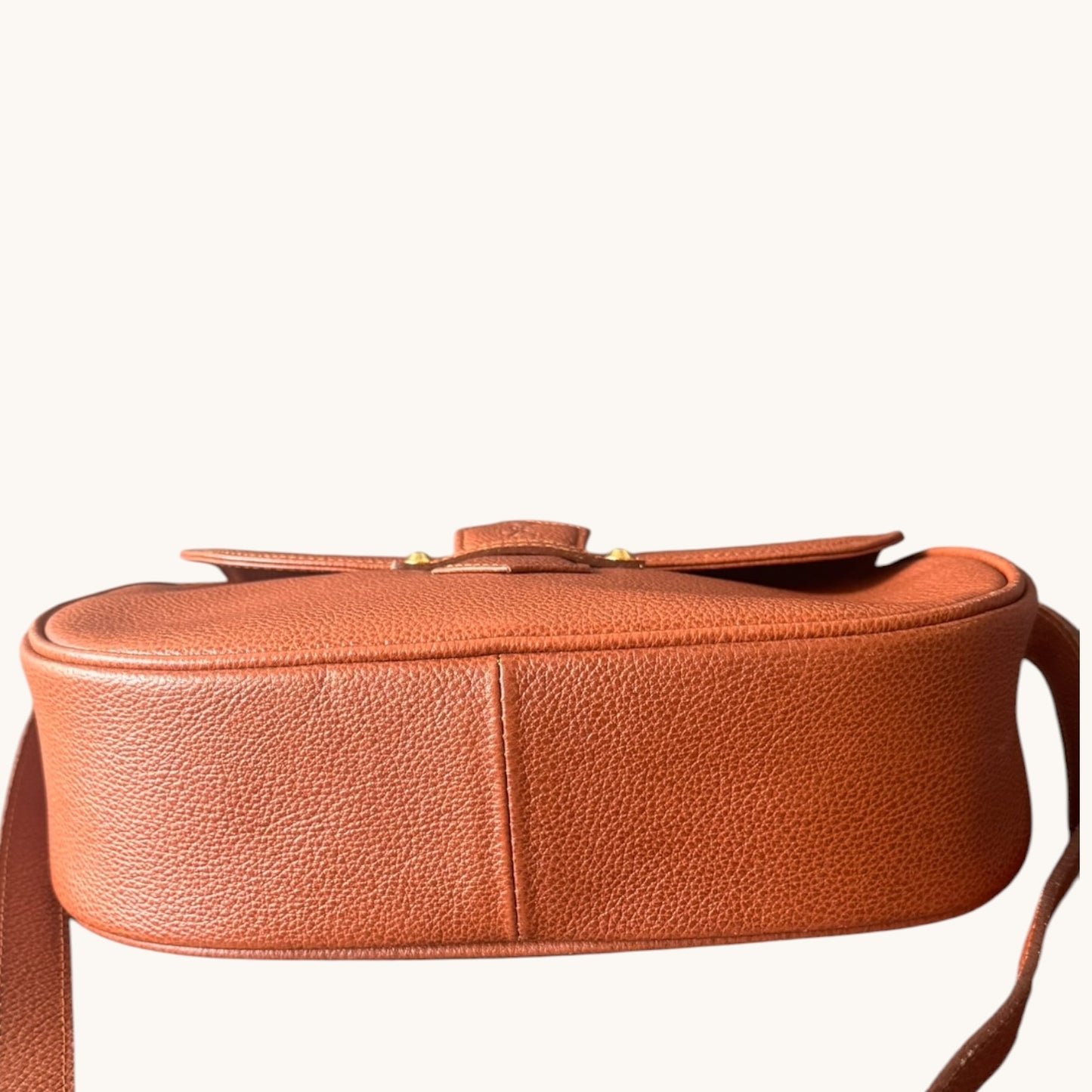 YVES SAINT LAURENT Vintage Bag Brown Leather