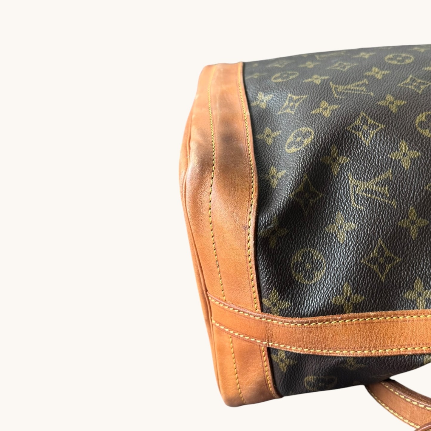 LOUIS VUITTON Grand Noé Monogram Canvas Gold Hardware