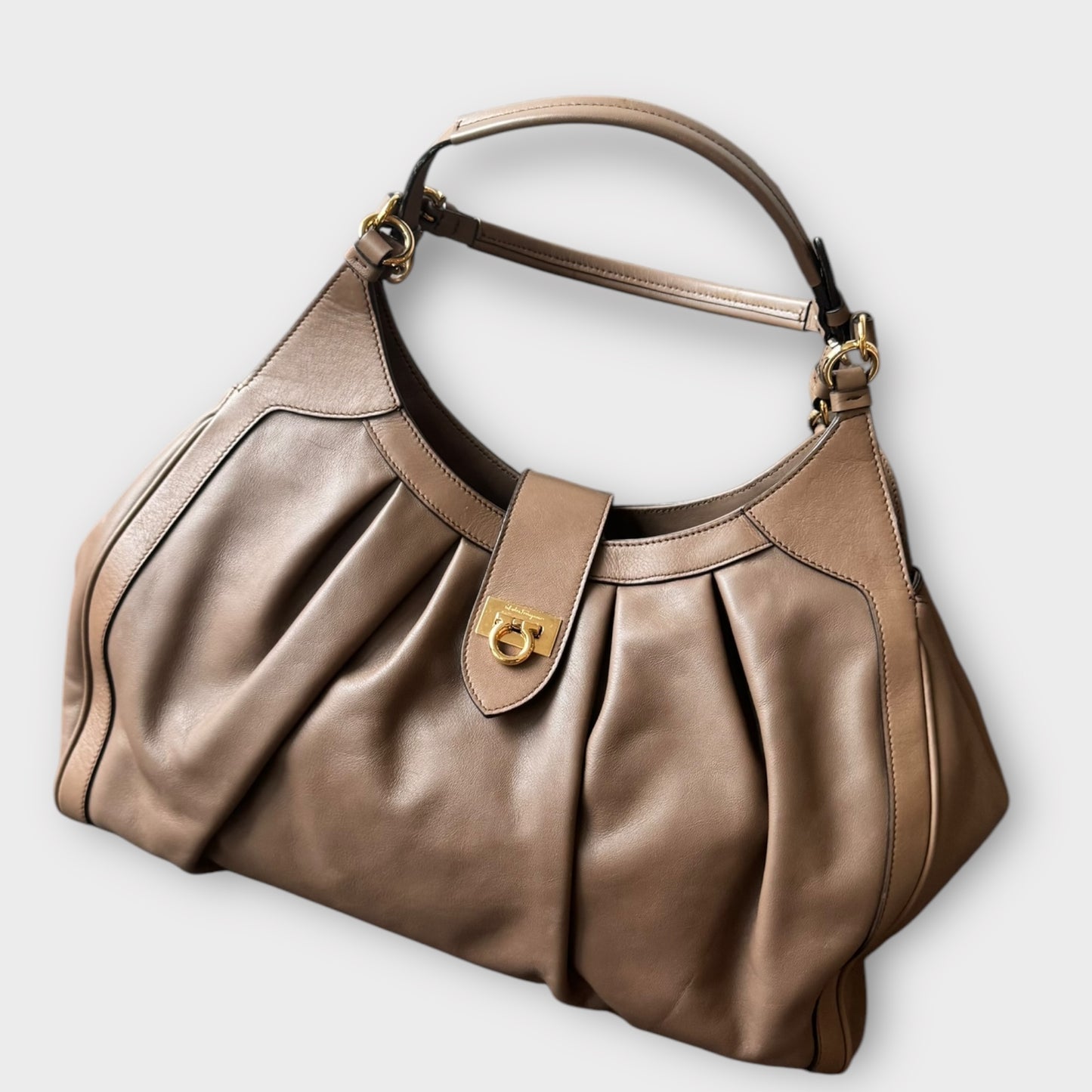 Sac SALVATORE FERRAGAMO Cuir brun 