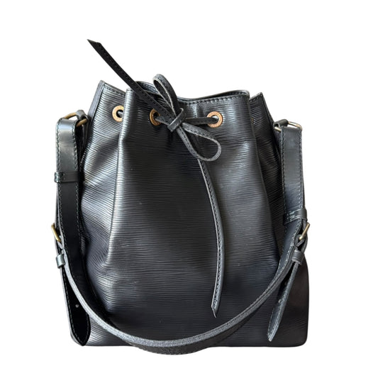 Secondhand Tasche aus schwarzem Epileder Petit Noe