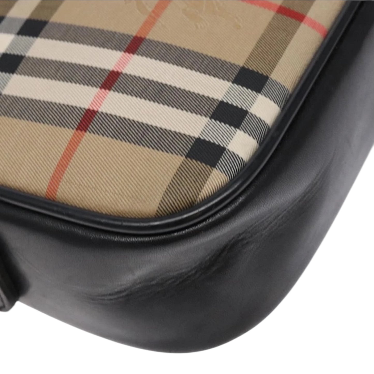 BURBERRY Vintage Schultertasche Braun beige Check