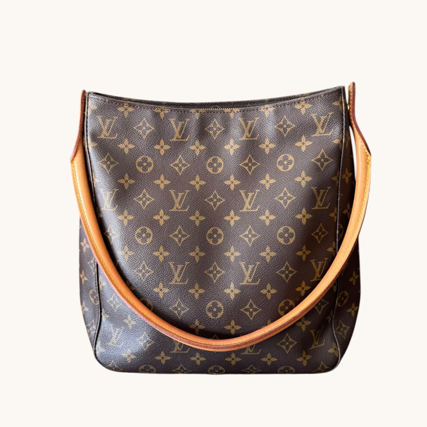 Louis Vuitton Looping Bag GM Monogram Shoulder and Handbag