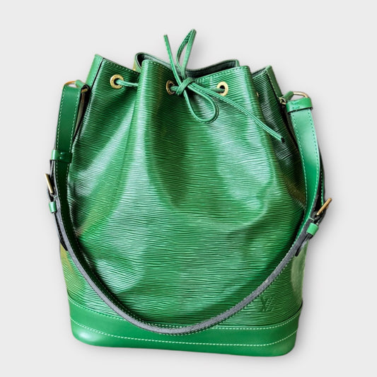 LOUIS VUITTON Grand Noé Epileder Green Gold hardware