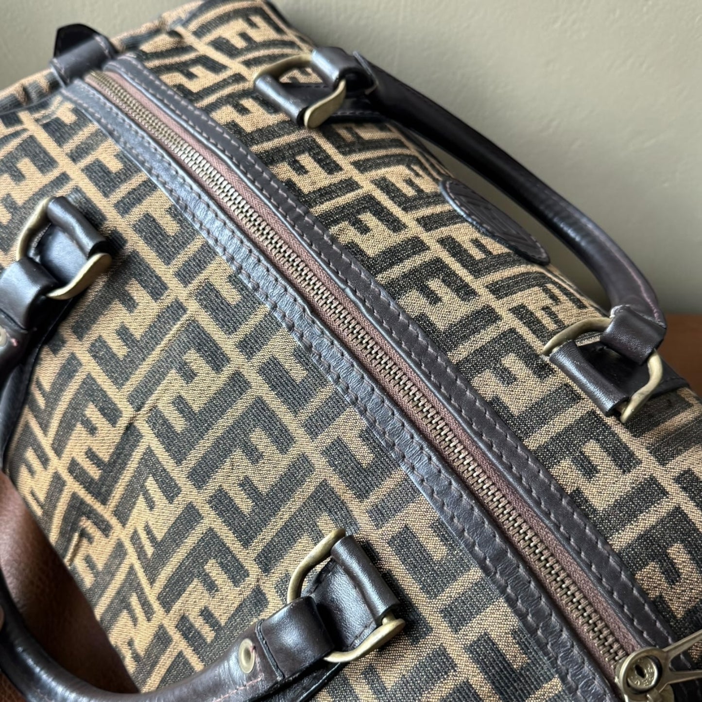 FENDI Boston Bag 35 Travel Bag Weekender